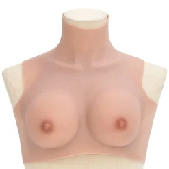 Vêtements & Accessoires-vidaXL Plastron en silicone coupe B Naturel