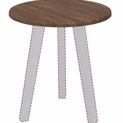 Accessoires Pour Tables-vidaXL Plateau de table Chêne marron Ø 40 x 1,5 cm Bois d'ingénierie Ch&ecirc;ne marron