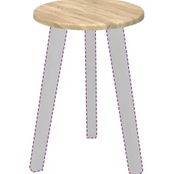 Accessoires Pour Tables-vidaXL Plateau de table Chêne sonoma Ø 30 x 1,5 cm Bois d'ingénierie Ch&ecirc;ne sonoma
