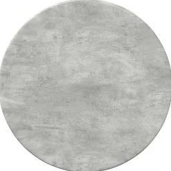 Accessoires Pour Tables-vidaXL Plateau de table Ø 30 x 1,5 cm Bois d'ingénierie Gris béton