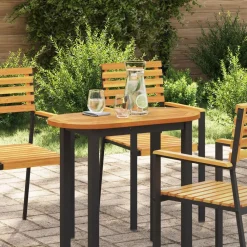 vidaXL Plateau de table Huile Naturelle 80 x 40 x 2 cm