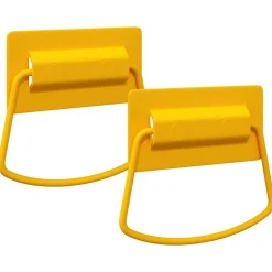 Accessoires De Quincaillerie-vidaXL Poignées de Cabinet 2 pcs Moutarde 85 x 45 mm Métал jaune moutarde