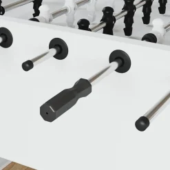 Jeux D'Intérieur-vidaXL Poignées de table de baby-foot 10 pcs Noir 3,1 x 3,1 x 17,8 cm