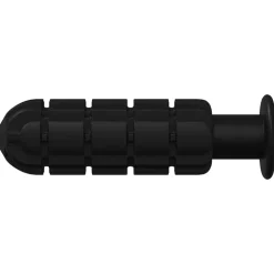 vidaXL Poignées de table de baby-foot 10 pcs Noir 2,8 x 2,8 x 9,3 cm