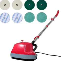 Appareils Électroménagers-vidaXL Polisseuse et laveur de plancher à double tête 5 en 1