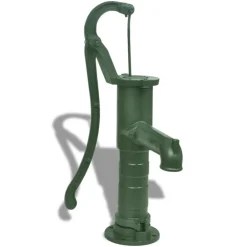 vidaXL Pompe à eau de jardin avec support Fonte