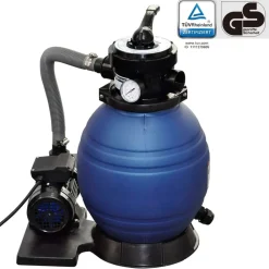 Piscine & Spa-vidaXL Pompe à filtre à sable 400 W 11000 l/h