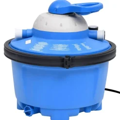 vidaXL Pompe de filtration à sable Bleu et noir 385x620x432mm 200W 25L