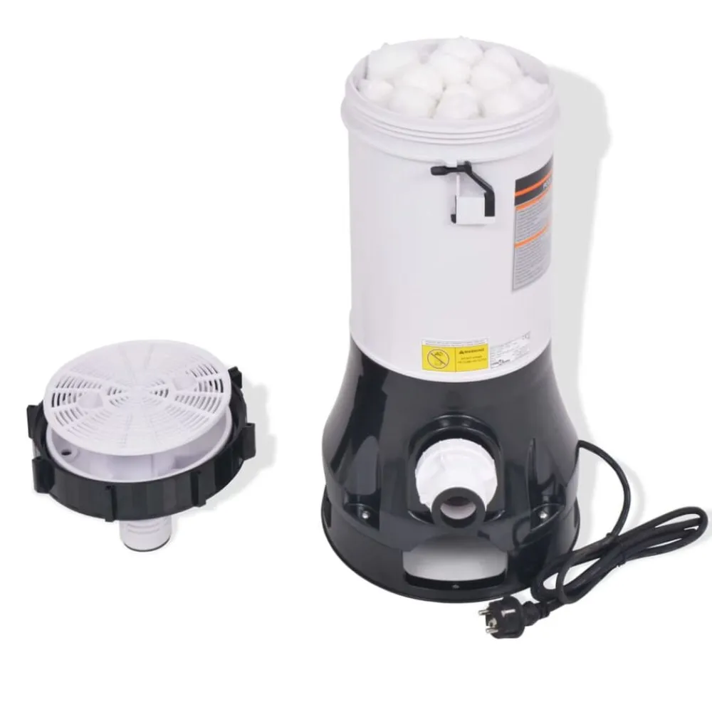 vidaXL Pompe filtrante de piscine 185 W 4,4 m³/h