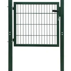 Clôtures & Barrières-vidaXL Portail de clôture 2D (simple) 100x80 cm Vert
