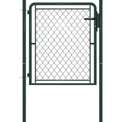 vidaXL Portail de jardin en acier 100 x 75 cm