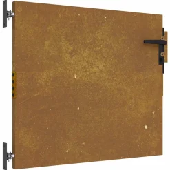 vidaXL Portail de jardin 85x75 cm acier corten