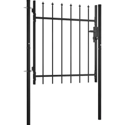 vidaXL Portail de porte Boxtel avec tête pointue 100x75 cm