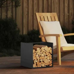 vidaXL Portant de bois chauffage 40x40x40 cm