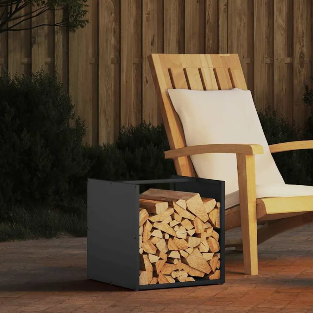 vidaXL Portant de bois chauffage 40x40x40 cm