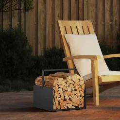 vidaXL Portant de bois chauffage 40x40x40 cm