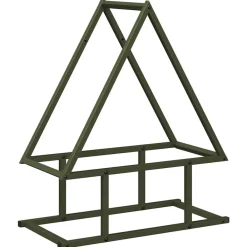 vidaXL Portant de bois chauffage 50x25x60 cm