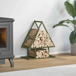 vidaXL Portant de bois chauffage 50x25x60 cm
