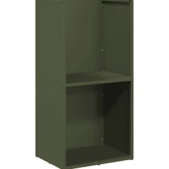 Accessoires Pour Cheminées & Poêles À Bois-vidaXL Portant de bois chauffage 40x30x80 cm Vert olive