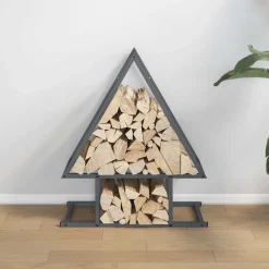 Accessoires Pour Cheminées & Poêles À Bois-vidaXL Portant de bois chauffage 50x25x60 cm Anthracite