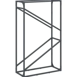 Accessoires Pour Cheminées & Poêles À Bois-vidaXL Portant de bois chauffage 60x25x100 cm Anthracite