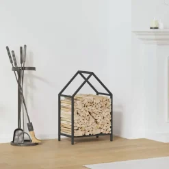 vidaXL Portant de bois chauffage 40x25x60 cm