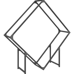 Accessoires Pour Cheminées & Poêles À Bois-vidaXL Portant de bois chauffage 100x25x100 cm Noir