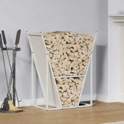 vidaXL Portant de bois chauffage 69,5x35x81 cm