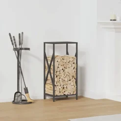 vidaXL Portant de bois chauffage 34x25x70 cm