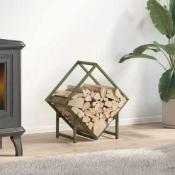 vidaXL Portant de bois chauffage 50x25x50 cm