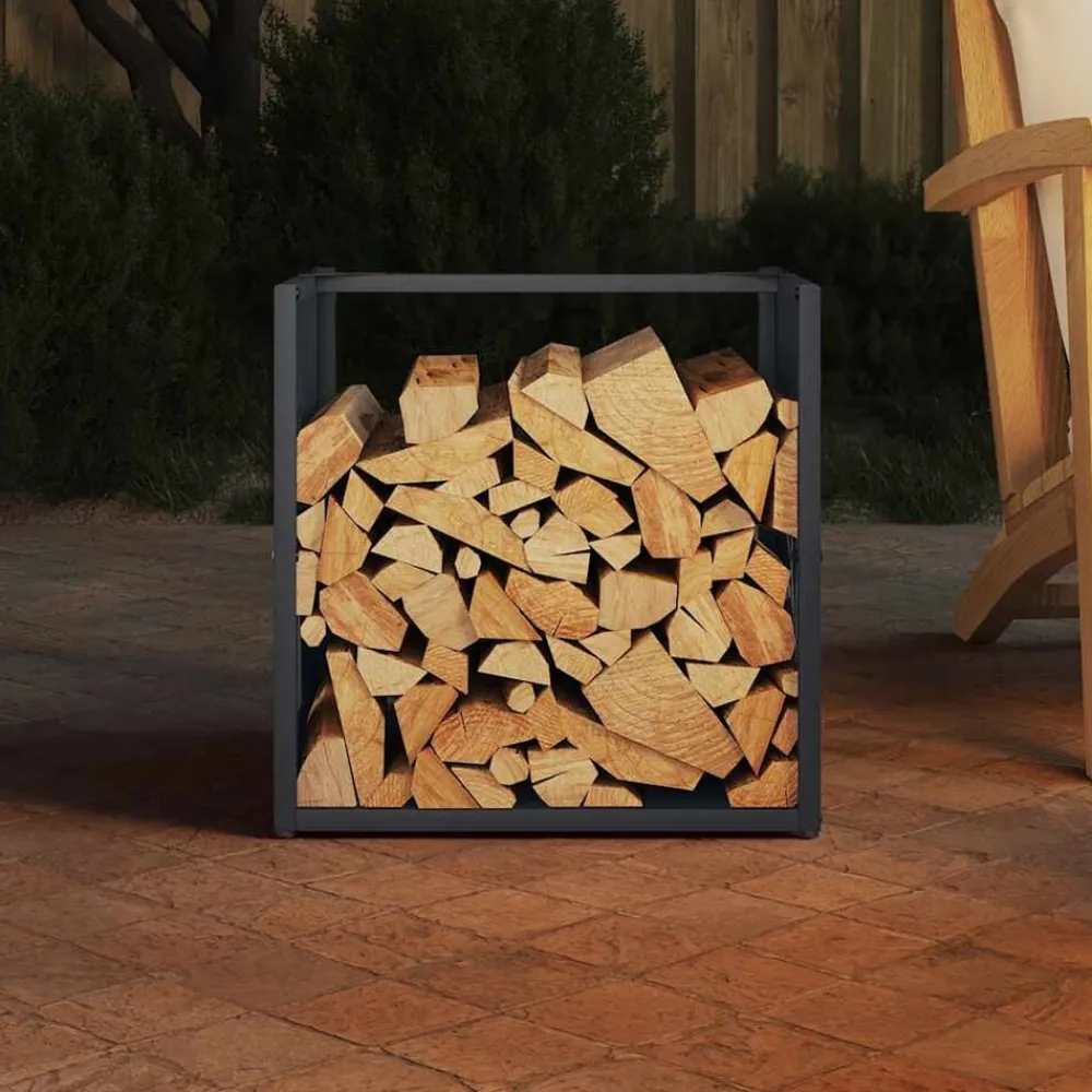 vidaXL Portant de bois chauffage 40x40x40 cm