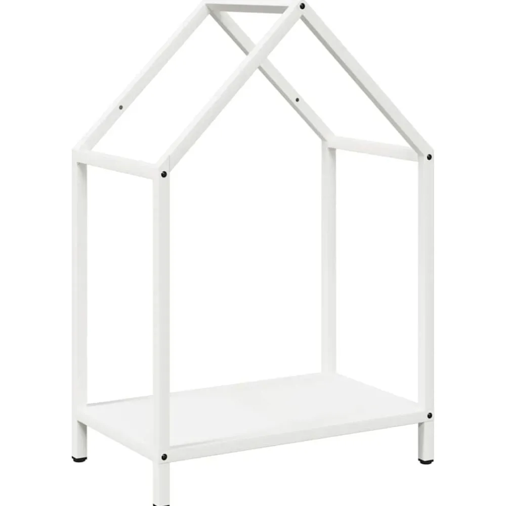Accessoires Pour Cheminées & Poêles À Bois-vidaXL Portant de bois chauffage 40x25x60 cm Blanc