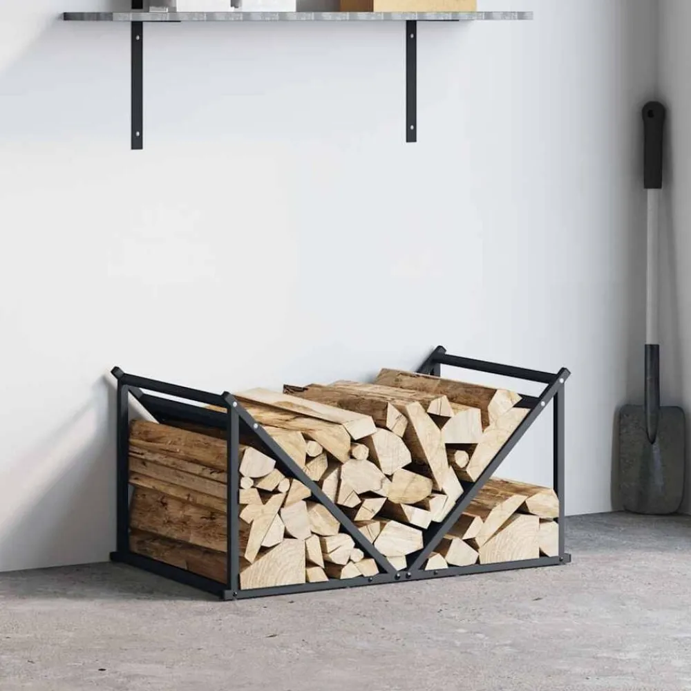 vidaXL Portant de bois chauffage 70x43x34,5 cm