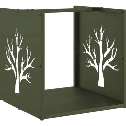 vidaXL Portant de bois chauffage 40x40x40 cm