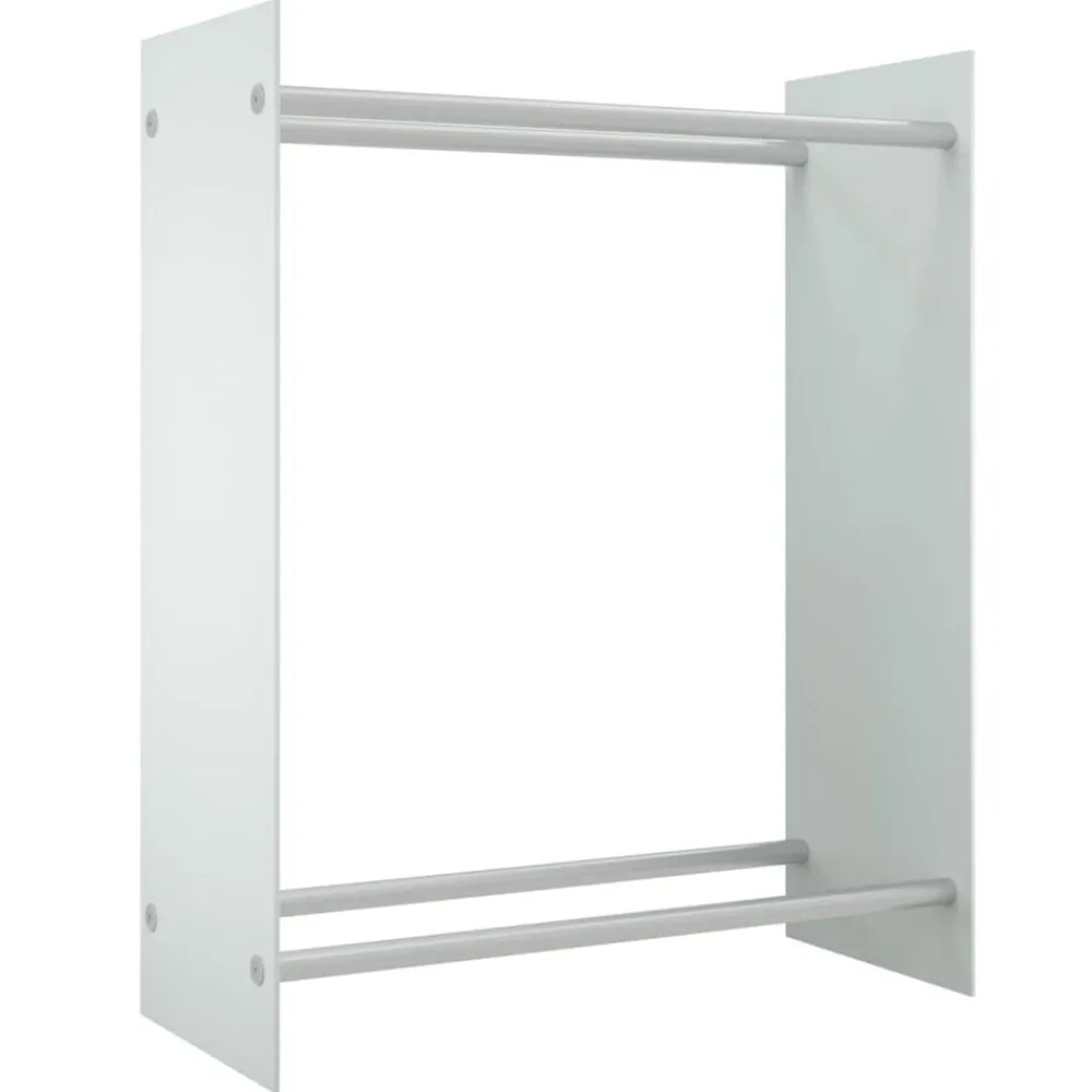 vidaXL Portant de bois de chauffage 80x35x100 cm Verre trempé
