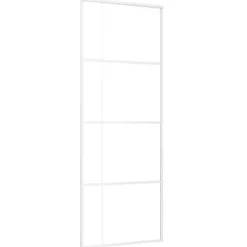 vidaXL Porte coulissante Verre ESG et aluminium 76x205 cm
