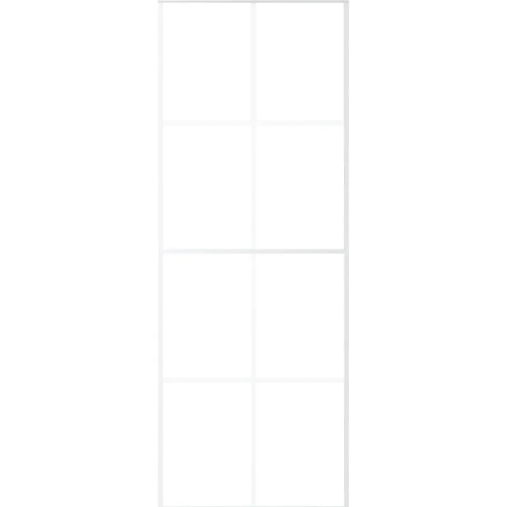 vidaXL Porte coulissante Verre ESG et aluminium 76x205 cm
