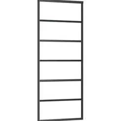 vidaXL Porte coulissante avec kit de quincaillerie 76x205 cm Verre ESG