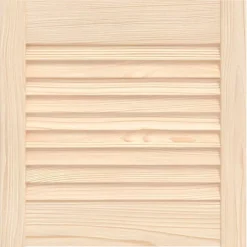 Accessoires De Quincaillerie-vidaXL Porte d'armoire à persiennes 39,5x39,4 cm bois de pin massif Naturel