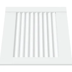 Accessoires De Quincaillerie-vidaXL Porte d'armoire à persiennes 39,5x39,4 cm pin massif Blanc