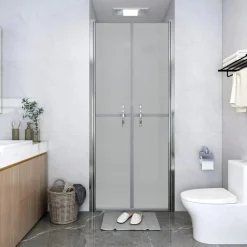 Plomberie-vidaXL Porte de douche ESG dépoli 71x190 cm Argent