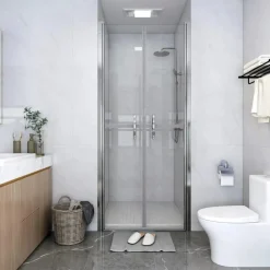 vidaXL Porte de douche ESG transparent 71x190 cm