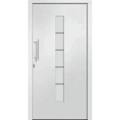 vidaXL Porte d'entrée Aluminium et PVC 100x200 cm