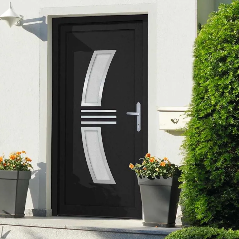 vidaXL Porte d'entrée 88x200 cm PVC