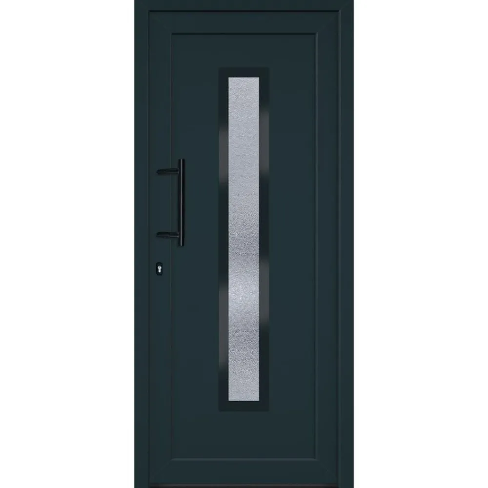 vidaXL Porte d'entrée 88x200 cm PVC