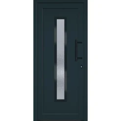 vidaXL Porte d'entrée 88x200 cm PVC