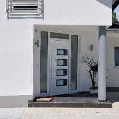 vidaXL Porte d'entrée 100x200 cm Aluminium et PVC