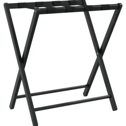 Bagages & Maroquinerie-vidaXL Porte-bagages noir 68,5x38x58 cm bambou
