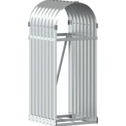vidaXL Porte-bûches é 40x45x100 cm acier galvanisé