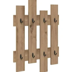 vidaXL Porte-manteau mural Chêne artisanal 60 x 3 x 82 cm